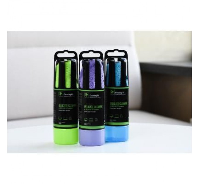 2E Спрей для очищення 2E 150ml Liquid для LED/LCD +Microfibre21см, Blue (2E-SK150BL)