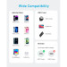 Anker Дата кабель USB 2.0 AM to Lightning 0.9m 322 White Anker (A81B5H21/A81B5G21)