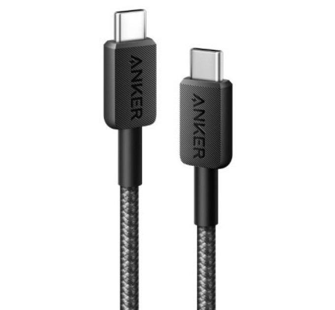 Anker Дата кабель USB-C to USB-C 0.9m 322 Black Anker (A81F5G11)
