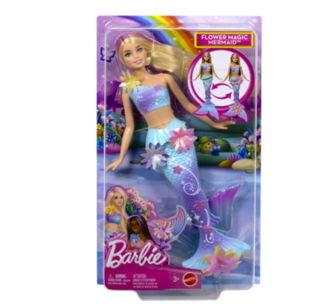 Barbie Лялька Barbie Fantastic fashion Квіткова магія Блондинка (JDM72)