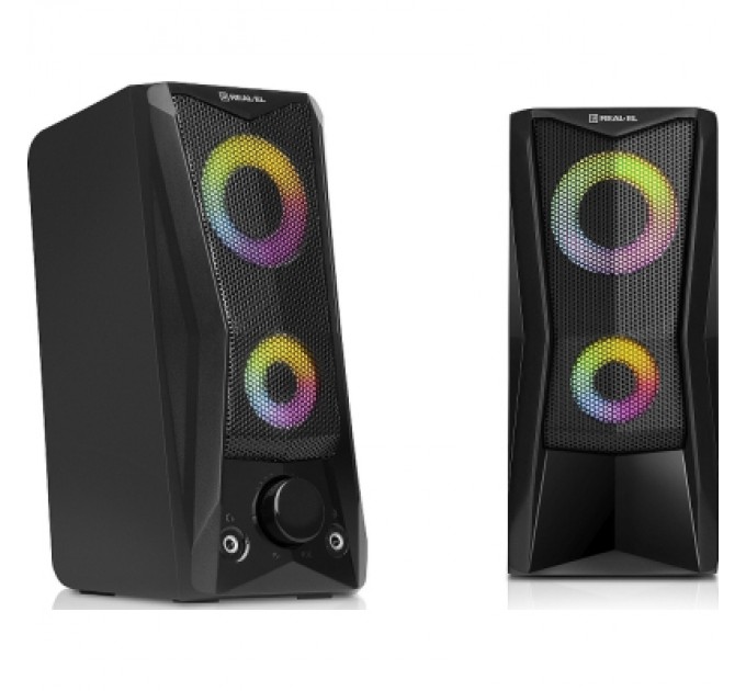 REAL-EL Акустична система REAL-EL S-107 USB Black (EL121100017)