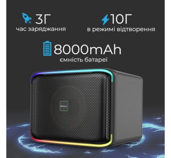 HIFuture Акустична система HiFuture Event Horizon 100W RGB Black (event horizon.black)