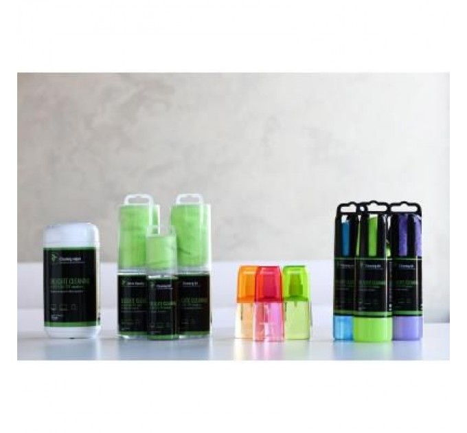 2E Спрей для очищення 2E 100ml Liquid для LED/LCD +Microfibre Red LUX CLEAN (2E-SKTR100LRD)