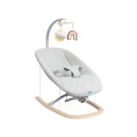 Крісло-гойдалка Chicco шезлонг Zen Wave, світло-сірий (87091.80)