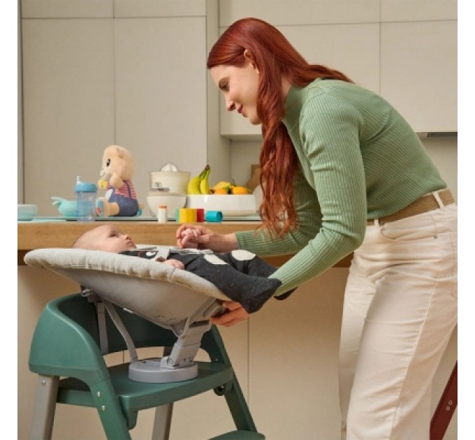 Chicco Крісло-гойдалка Chicco шезлонг для новонароджених Crescendo, світло-сірий (87078.47)