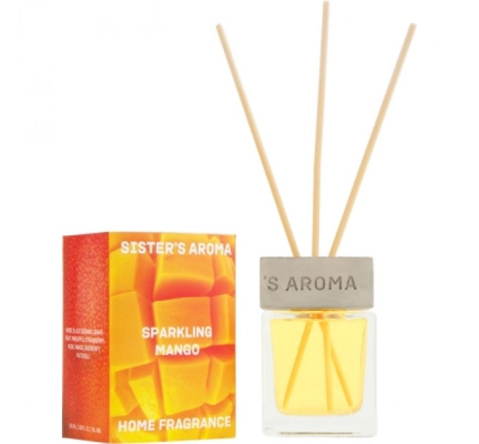 Sister's Aroma Аромадифузор Sister's Aroma Sparkling Mango 110 мл (4820227785377)
