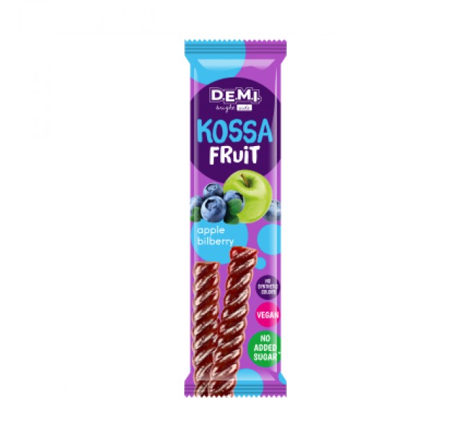 Demi Цукерка Demi Kossa Fruit Пастила фруктова з смаком чорниці 15 г (de.21494)
