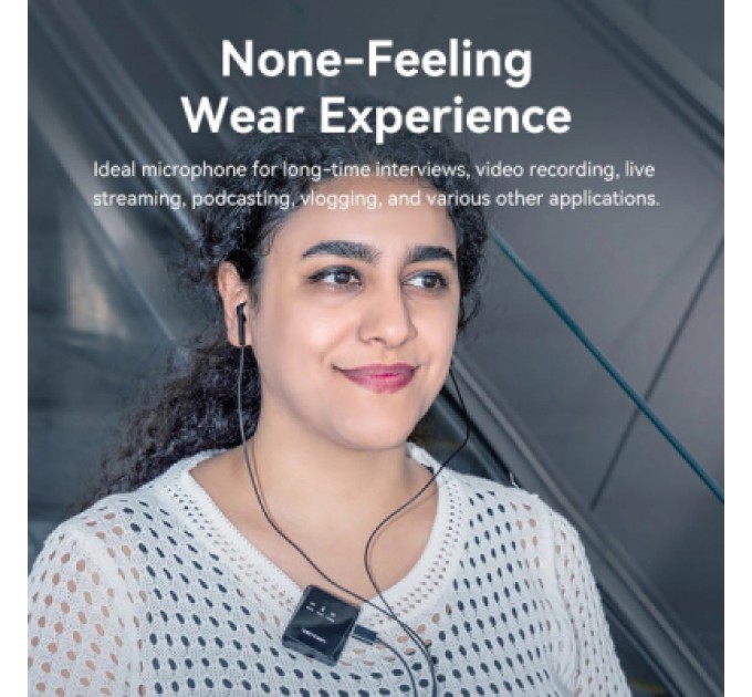 Vention Мікрофон Vention USB-C 2-Pack Wireless Lavalier Black (NCBB0)