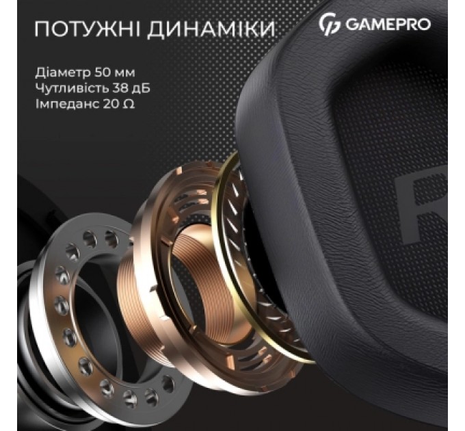 GamePro Навушники GamePro Genesis Hunter Black (HS1350B)