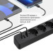 ColorWay Мережевий фільтр живлення ColorWay CW-CHE435PDB, 4 розетки/3USB 5M (CW-CHE435PDB)