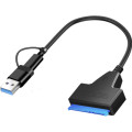 Dynamode Адаптер USB3.0 Type-A/C HDD 2,5" SATA II/III / SSD Dynamode (DM-AD-SATA-U3)