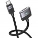 HOCO Кабель живлення USB-C to Mag3 1.0m Magnetic U141 black HOCO (6942007642088)