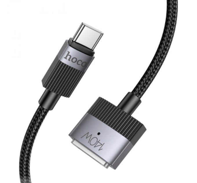 HOCO Кабель живлення USB-C to Mag3 1.0m Magnetic U141 black HOCO (6942007642088)