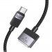 HOCO Кабель живлення USB-C to Mag3 1.0m Magnetic U141 black HOCO (6942007642088)