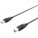 HP Кабель для принтера USB 2.0 AM/BM 3.0m black HP (DHC-PT100-3M)
