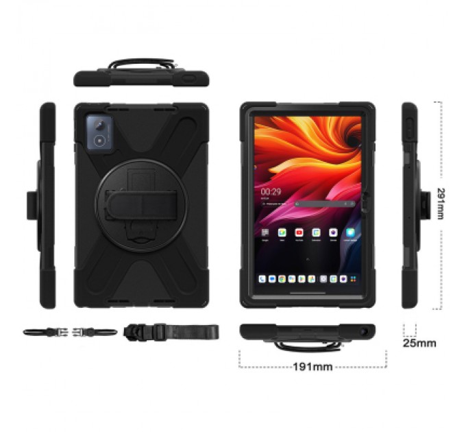 BeCover Чохол до планшета BeCover Heavy Duty Lenovo Tab K11 Plus TB-352F 11.45" Black (713635)