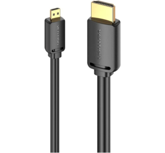 Vention Кабель мультимедійний HDMI to Micro HDMI 1.5m V2.0 4K 60Hz 18Gbps HDR Dolby Vention (AGIBG)