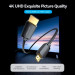Vention Кабель мультимедійний HDMI to Micro HDMI 1.5m V2.0 4K 60Hz 18Gbps HDR Dolby Vention (AGIBG)