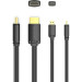 Vention Кабель мультимедійний HDMI to Micro HDMI 1.5m V2.0 4K 60Hz 18Gbps HDR Dolby Vention (AGIBG)