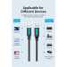 Vention Кабель для принтера USB 2.0 USB-C/BM 2.0m 2.4А 480Mbps Vention (CQUBH)