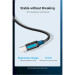 Vention Кабель для принтера USB 2.0 AM/BM 1.5m 480Mbps PVC black Vention (COQBG)