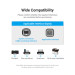 Vention Кабель для принтера USB 2.0 AM/BM 2.0m 480Mbps PVC black Vention (COQBH)