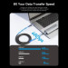 Vention Дата кабель USB-C to USB-C 1.0m USB4.0 240W (50V/5A) 8K60Hz Thunderbolt 4 Gray Aluminum Alloy Vention (TAVHF)