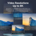 Vention Дата кабель USB-C to USB-C 1.0m USB4.0 240W (50V/5A) 8K60Hz Thunderbolt 4 Gray Aluminum Alloy Vention (TAVHF)