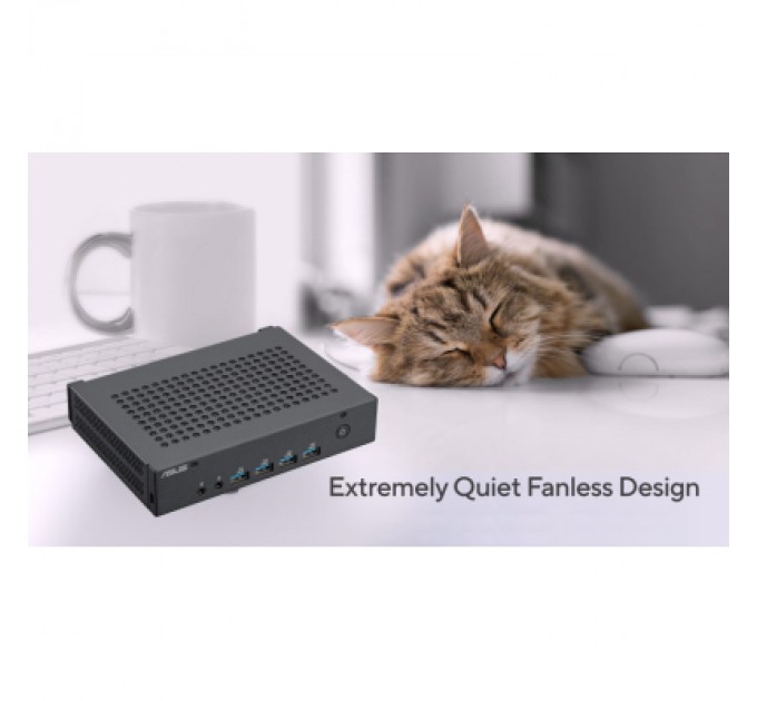 ASUS Комп'ютер ASUS PN43-BBN200MD MFF / N200, 1*SO-DIMM, M.2SSD, UMA, WiFi (90MR0172-M00040)