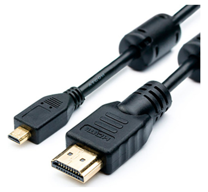 Atcom Кабель мультимедійний HDMI A to HDMI D (micro), 2.0m Atcom (22402)
