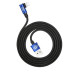 Baseus Дата кабель USB 2.0 AM to Lightning 1.0m 2A MVP Elbow Blue Baseus (CALMVP-03)