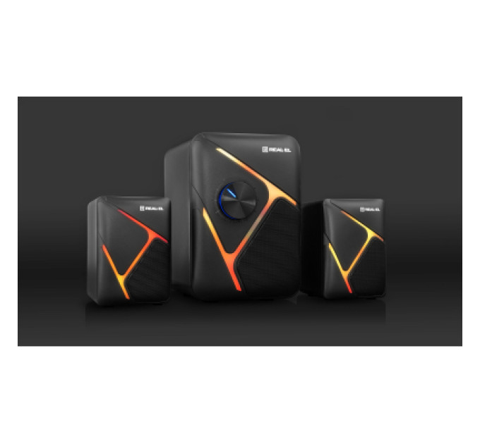 REAL-EL Акустична система REAL-EL M-320 Black (EL121300014)