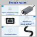 Dynamode Адаптер Dynamode USB3.0 Type-C to 1000/100 Mbit/s RJ-45 (RTL8153) 0.13 m (DM-AD-GLAN-C)