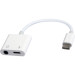 Cablexpert Адаптер USB-C to stereo audio 3.5 mm + USB-C power (CDLA) Cablexpert (A-CM-3.5FP-01)