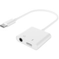 Cablexpert Адаптер USB-C to stereo audio 3.5 mm + USB-C power (CDLA) Cablexpert (A-CM-3.5FP-01)