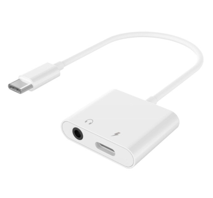 Cablexpert Адаптер USB-C to stereo audio 3.5 mm + USB-C power (CDLA) Cablexpert (A-CM-3.5FP-01)
