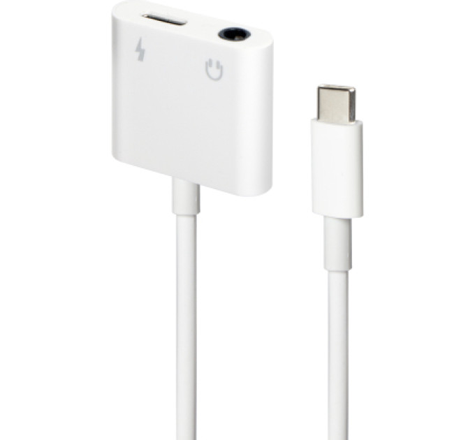 Cablexpert Адаптер USB-C to stereo audio 3.5 mm + USB-C power (CDLA) Cablexpert (A-CM-3.5FP-01)