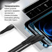 ColorWay Дата кабель USB 2.0 AM to Lightning + Micro 5P + Type-C 1.2m 3.0A (PD60W data) Black ColorWay (CW-CBPDU3060-BK)