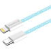 ColorWay Дата кабель USB-C to Lightning 1.0m 27W blue ColorWay (CW-CBPDCL061-BL)