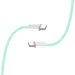 ColorWay Дата кабель USB-C to USB-C 1.0m 60W 3.0А green ColorWay (CW-CBPDCC061-G)
