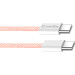 ColorWay Дата кабель USB-C to USB-C 1.0m 60W 3.0А pink ColorWay (CW-CBPDCC061-P)