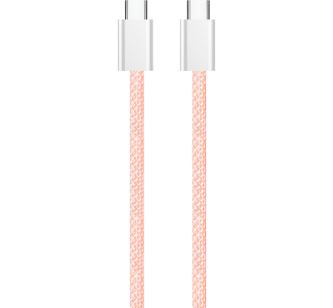 ColorWay Дата кабель USB-C to USB-C 1.0m 60W 3.0А pink ColorWay (CW-CBPDCC061-P)