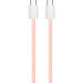 ColorWay Дата кабель USB-C to USB-C 1.0m 60W 3.0А pink ColorWay (CW-CBPDCC061-P)