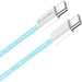 ColorWay Дата кабель USB-C to USB-C 1.0m 60W 3.0А blue ColorWay (CW-CBPDCC061-BL)