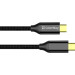 ColorWay Дата кабель USB-C to USB-C 1.0m USB3.2 (20Gbps 4K PD100W) Gen2 5А black ColorWay (CW-CBPDCC062-BK)