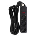 Patron Мережевий фільтр живлення Patron EXT-PN-SP-1035, 5m Black (EXT-PN-SP-1035)