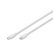 Assmann Дата кабель USB-C to USB-C 1.0m USB 2.0 60W silicone white Digitus (AK-300341-010-W)