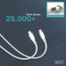 Assmann Дата кабель USB-C to USB-C 2.0m USB 2.0 60W silicone white Digitus (AK-300341-020-W)
