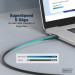 Digitus Дата кабель USB-C to USB-C 2.0m USB 3.2 Gen1 5G 100W 4K silicone black Digitus (AK-300342-020-S)