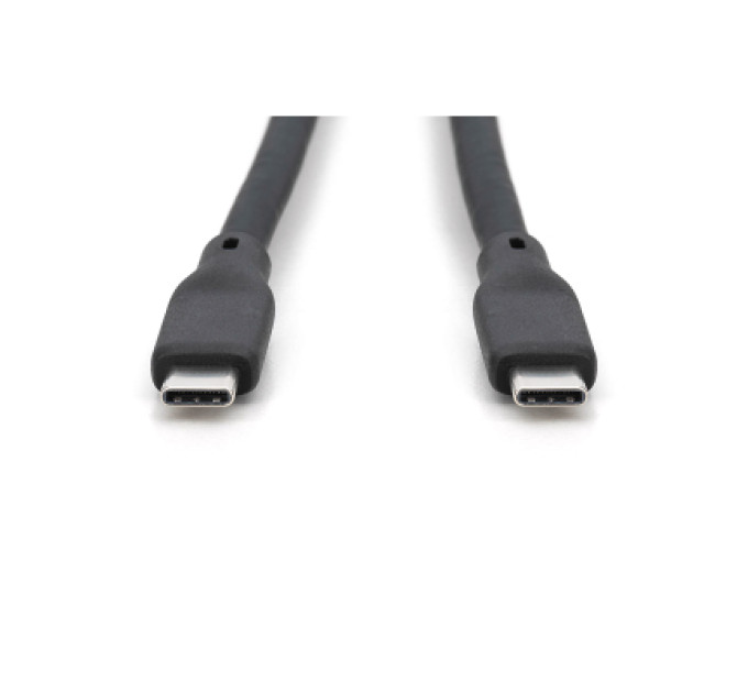 Digitus Дата кабель USB-C to USB-C 2.0m USB 4.0 Gen2 20G 240W 8K silicone black Digitus (AK-300344-020-S)